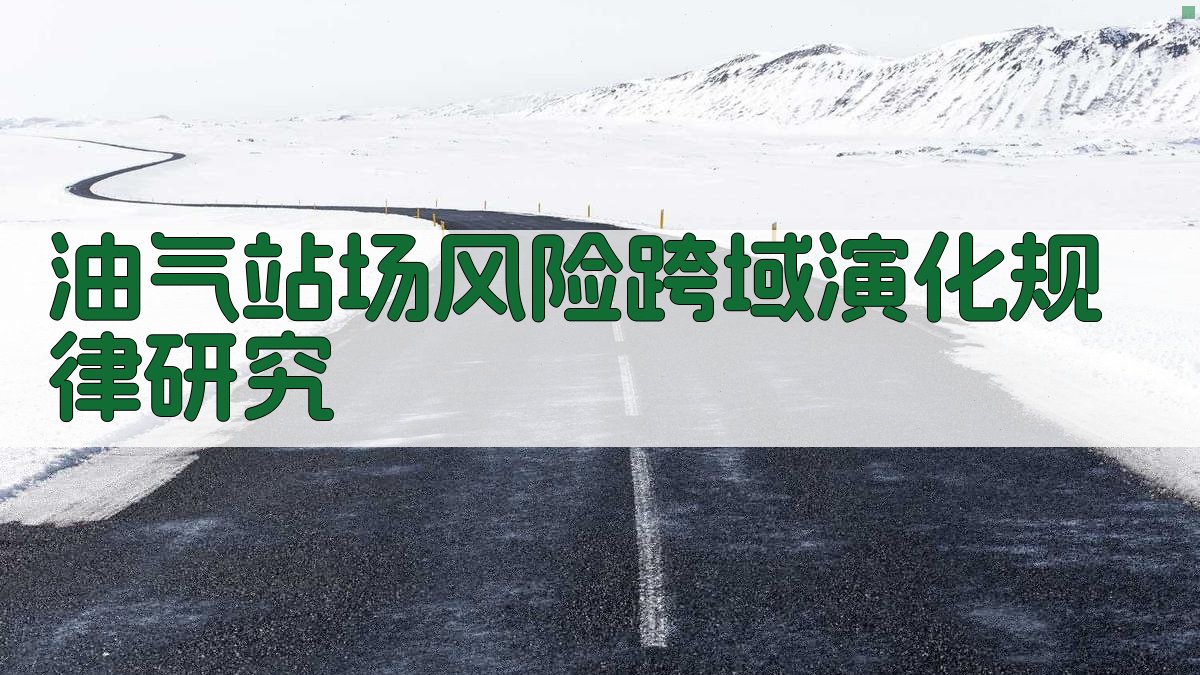 油气站场风险跨域演化规律研究