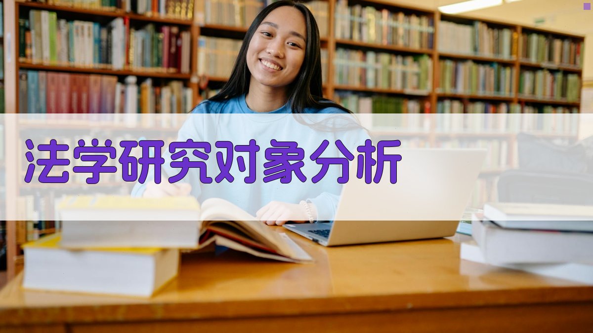 AI法学研究对象分析
