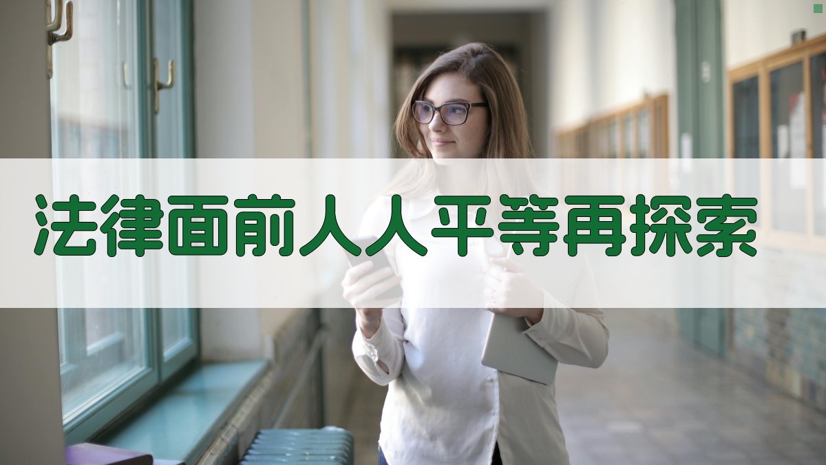 AI法律面前人人平等再探索工具