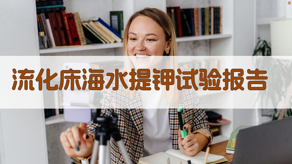 AI智能流化床海水提钾试验报告分析