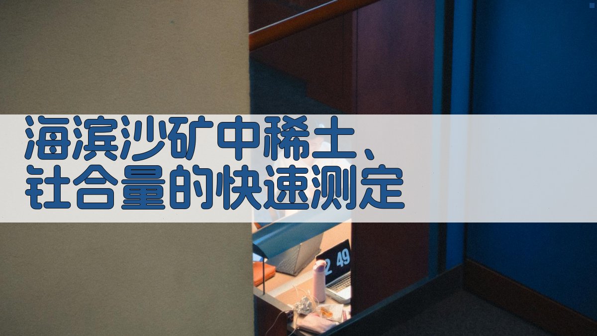 海滨沙矿分析