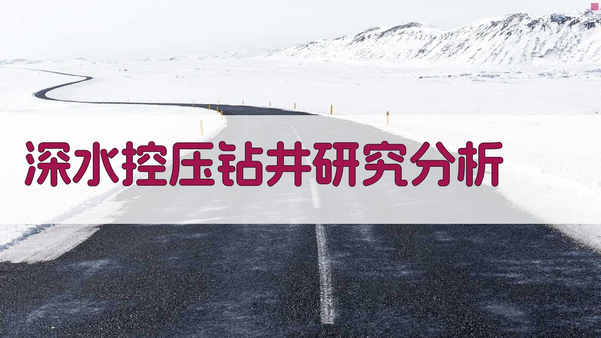 AI智能深水控压钻井研究分析工具
