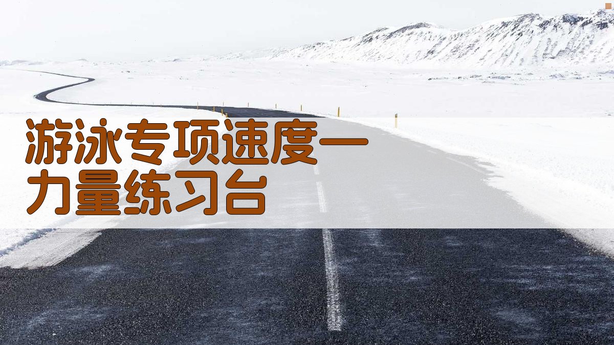 游泳专项速度—力量练习台