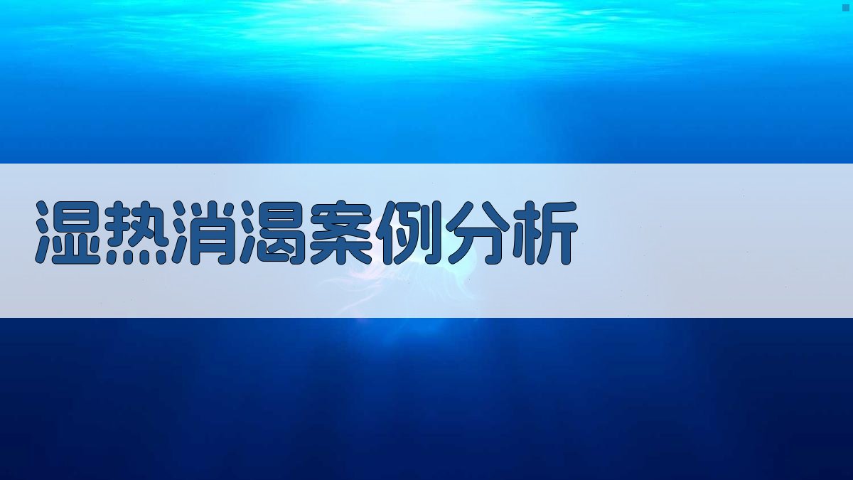 AI湿热消渴案例分析工具