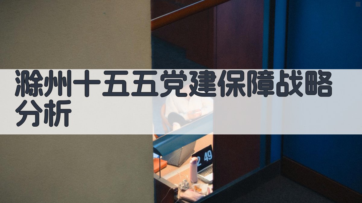 滁州十五五党建保障战略分析