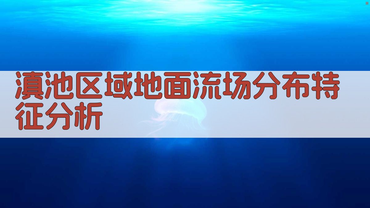 滇池流场分析