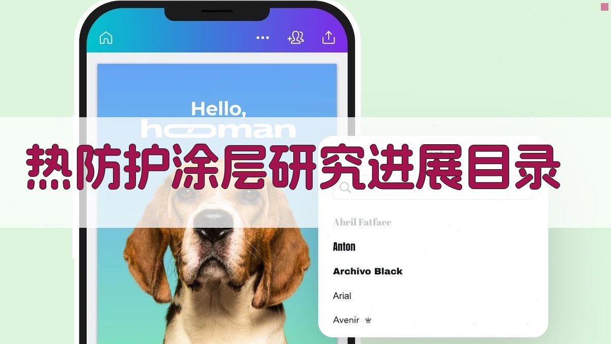 AI热防护涂层研究进展目录