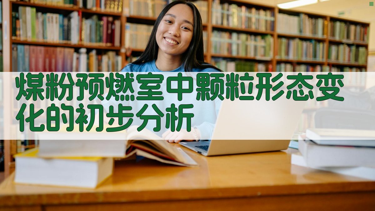 煤粉预燃室中颗粒形态变化的初步分析