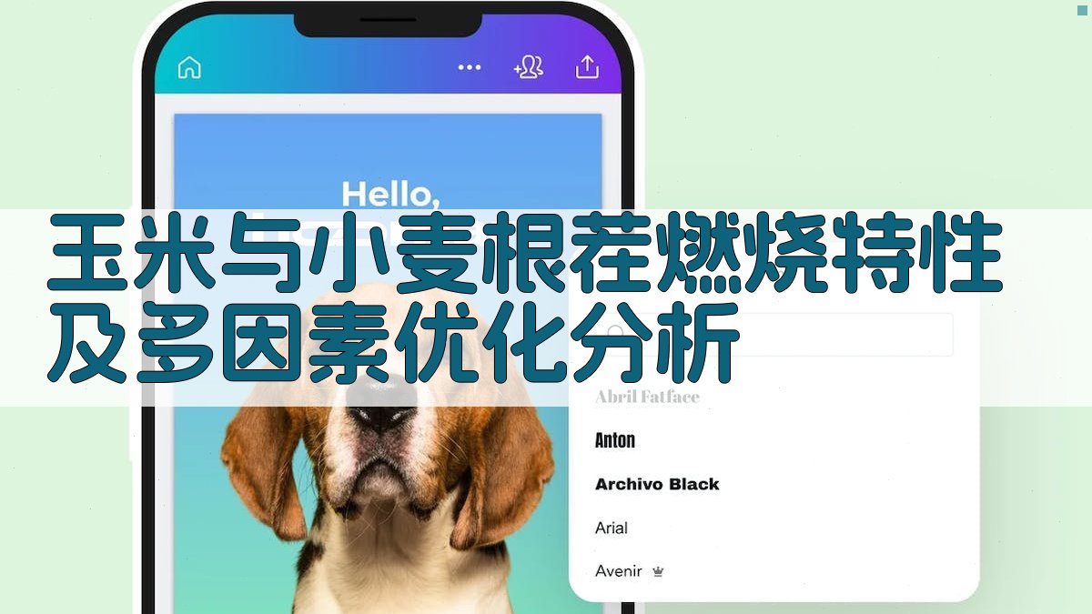 玉米与小麦根茬燃烧特性分析