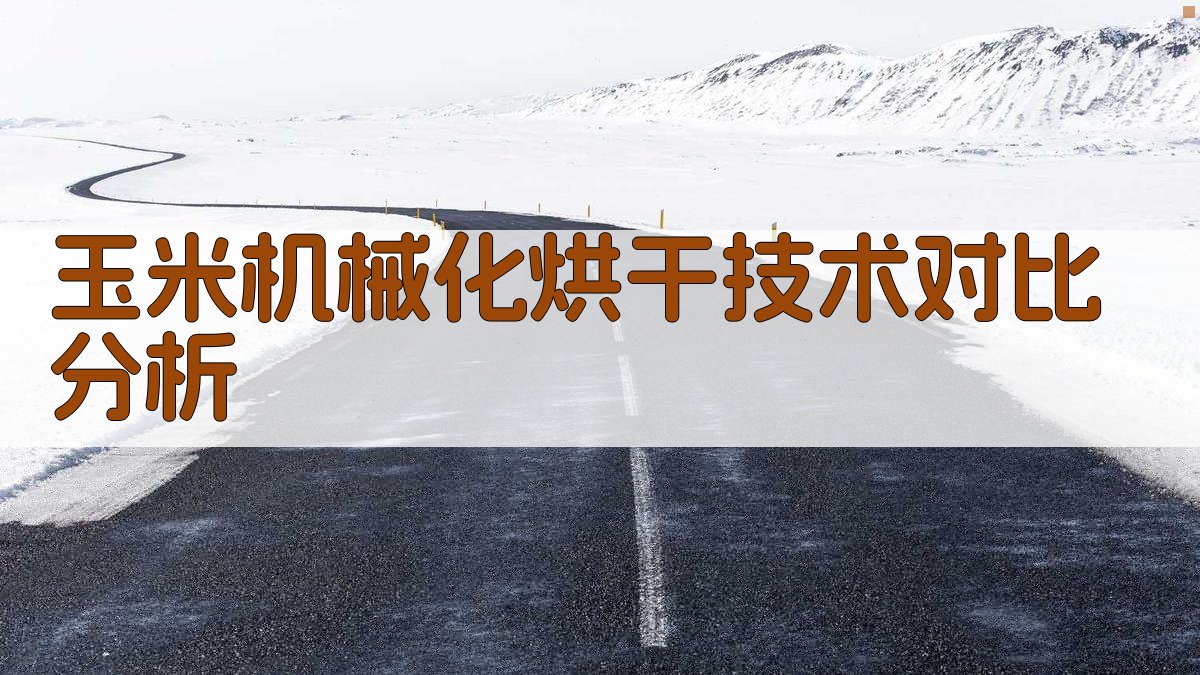 玉米机械化烘干技术对比分析