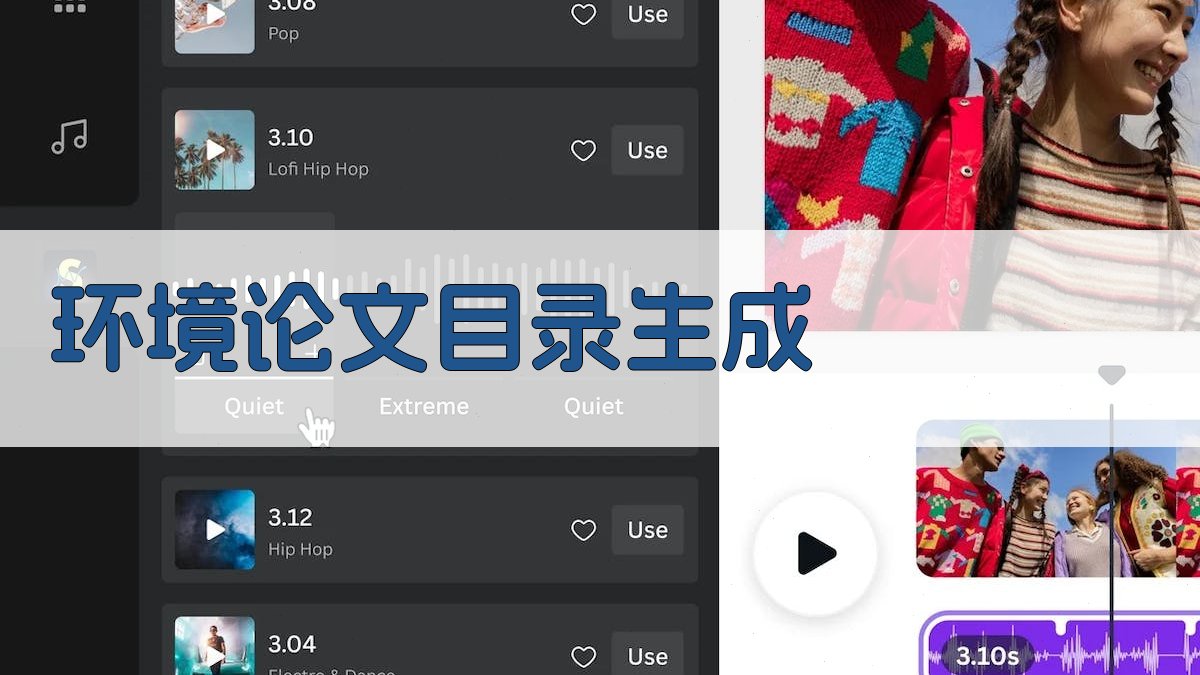 AI环境论文目录生成器