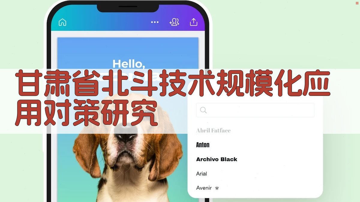 甘肃省北斗技术规模化应用对策研究