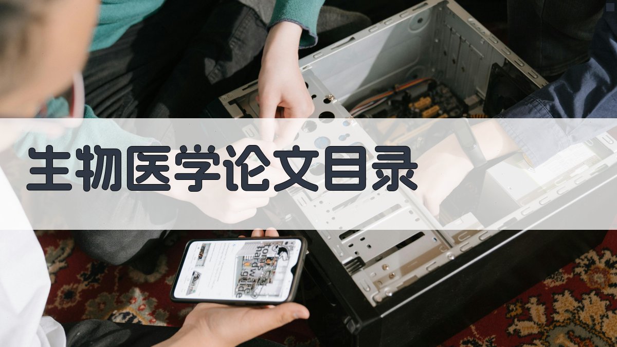 AI生物医学论文目录生成器