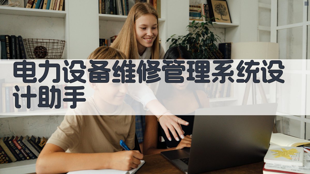 电力设备维修管理系统设计助手