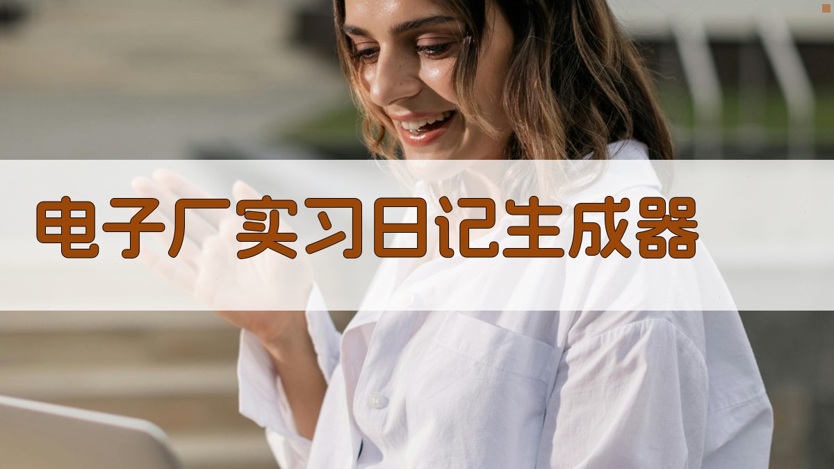 AI一键生成实习日记