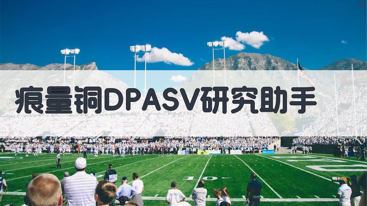 痕量铜DPASV研究助手