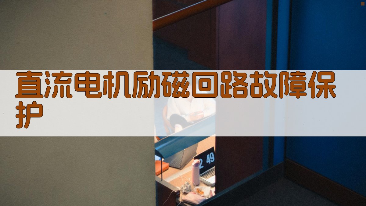 直流电机励磁回路故障保护