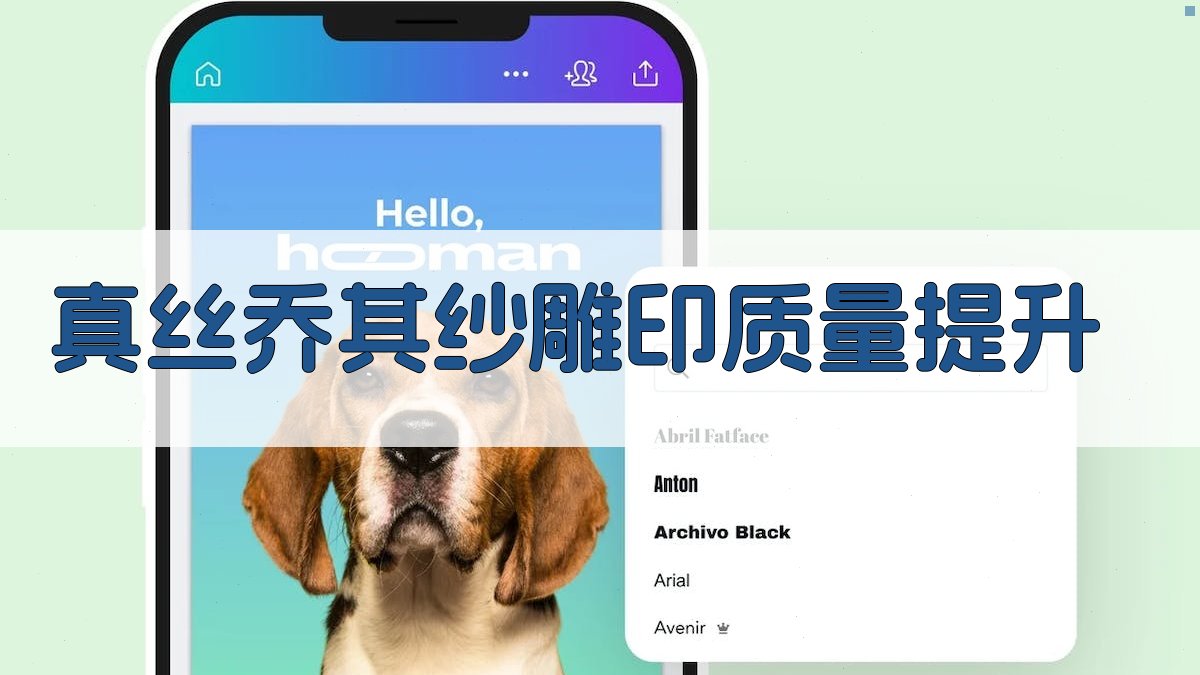 真丝乔其纱雕印质量提升