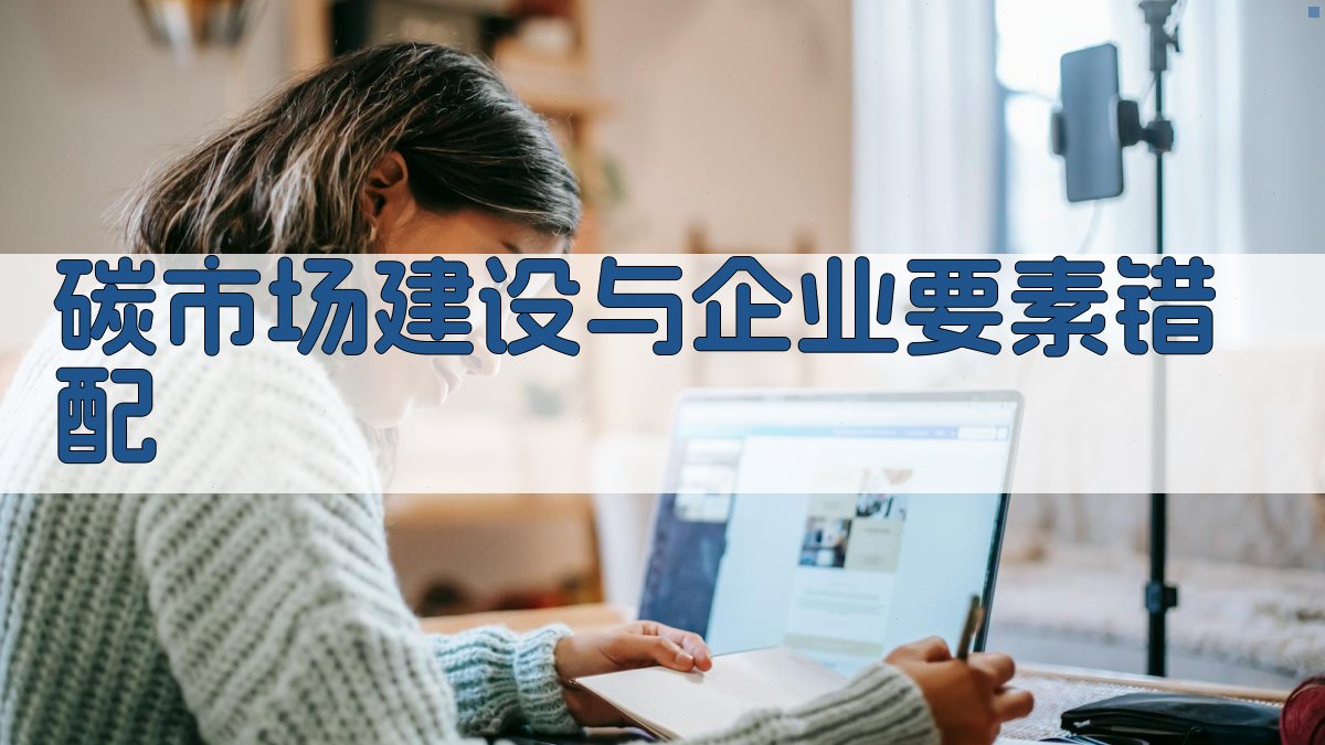 碳市场建设与企业要素错配分析