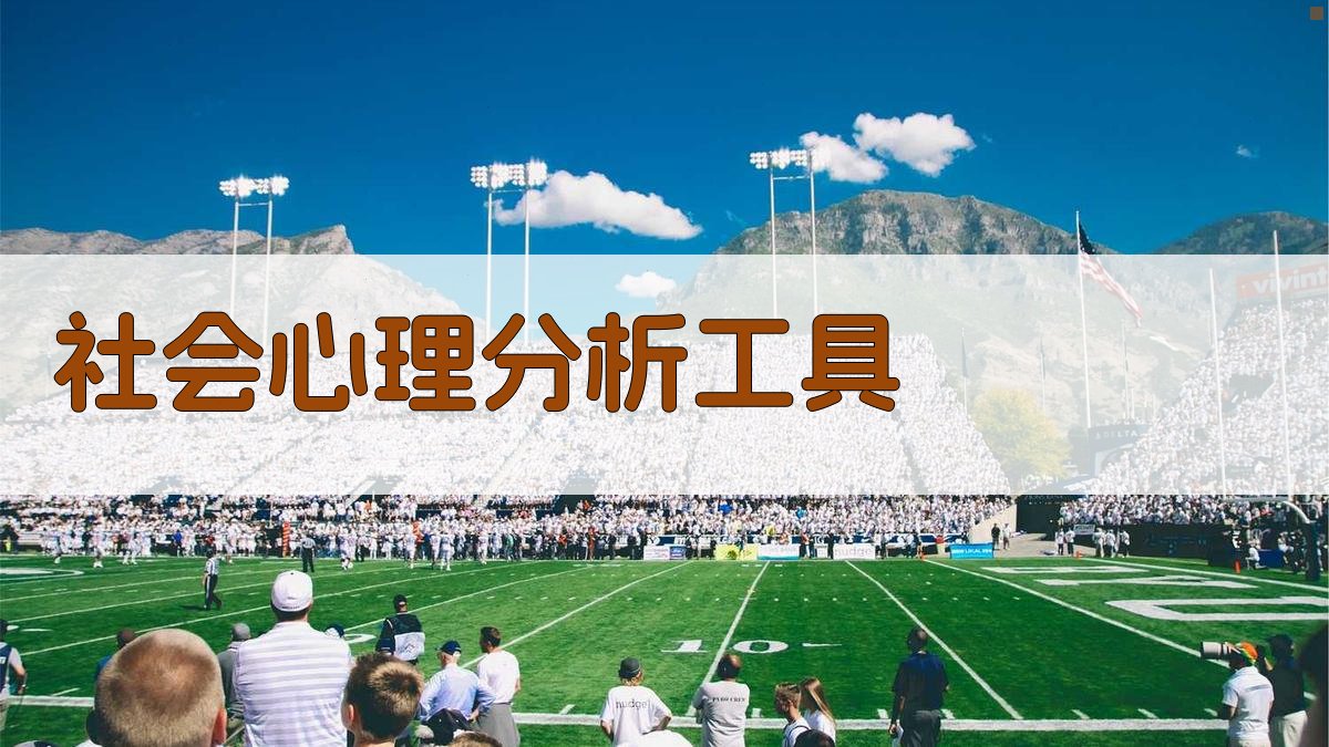 社会心理分析工具