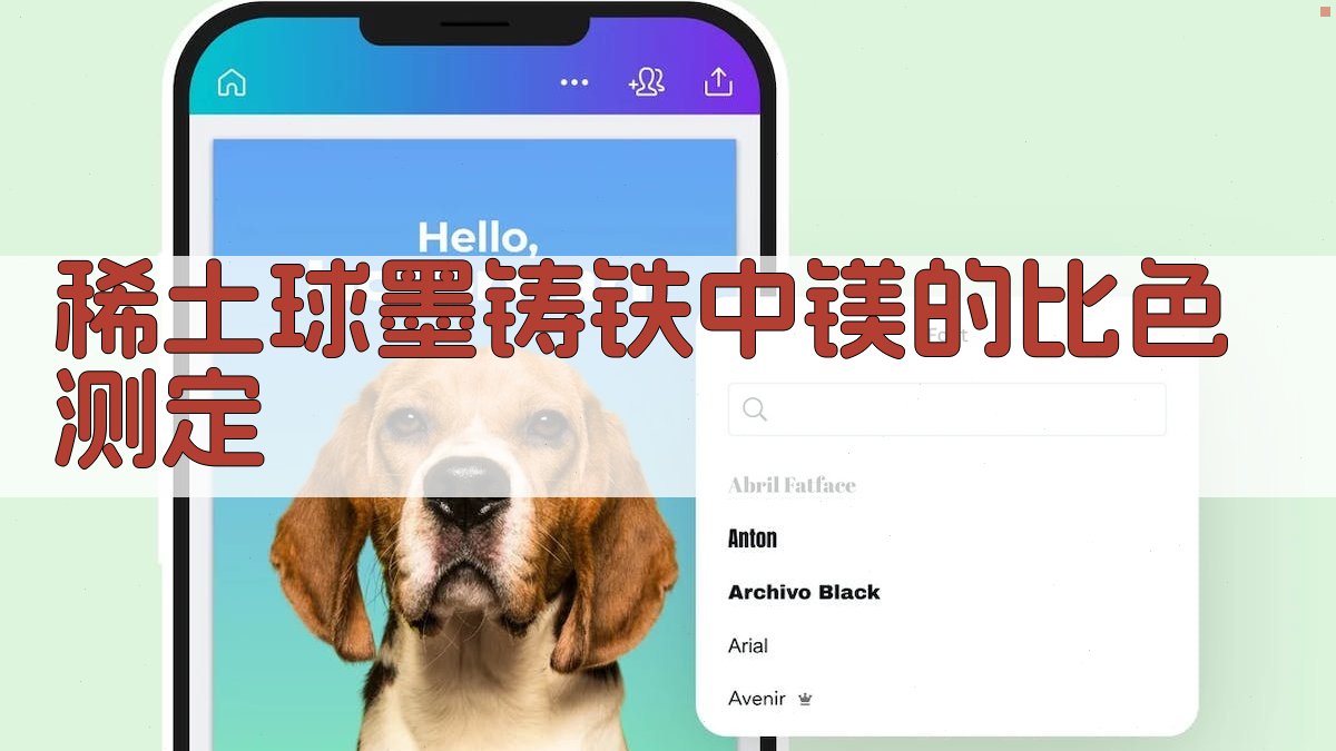 稀土球墨铸铁中镁的比色测定分析工具