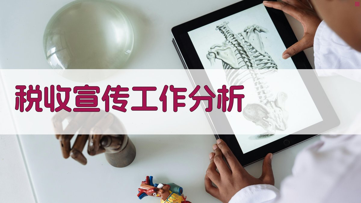 AI税收宣传工作分析工具
