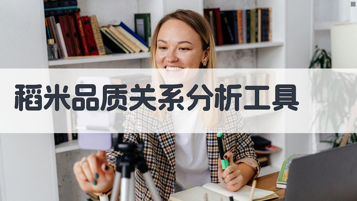 稻米品质关系分析工具