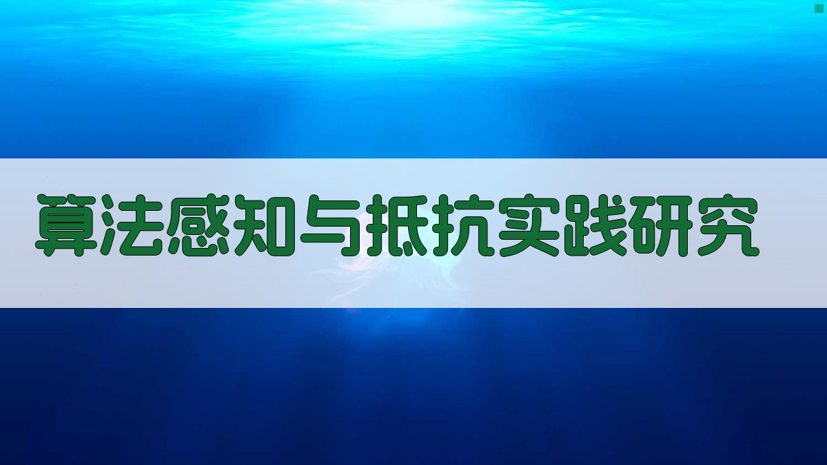AI算法感知与抵抗实践分析