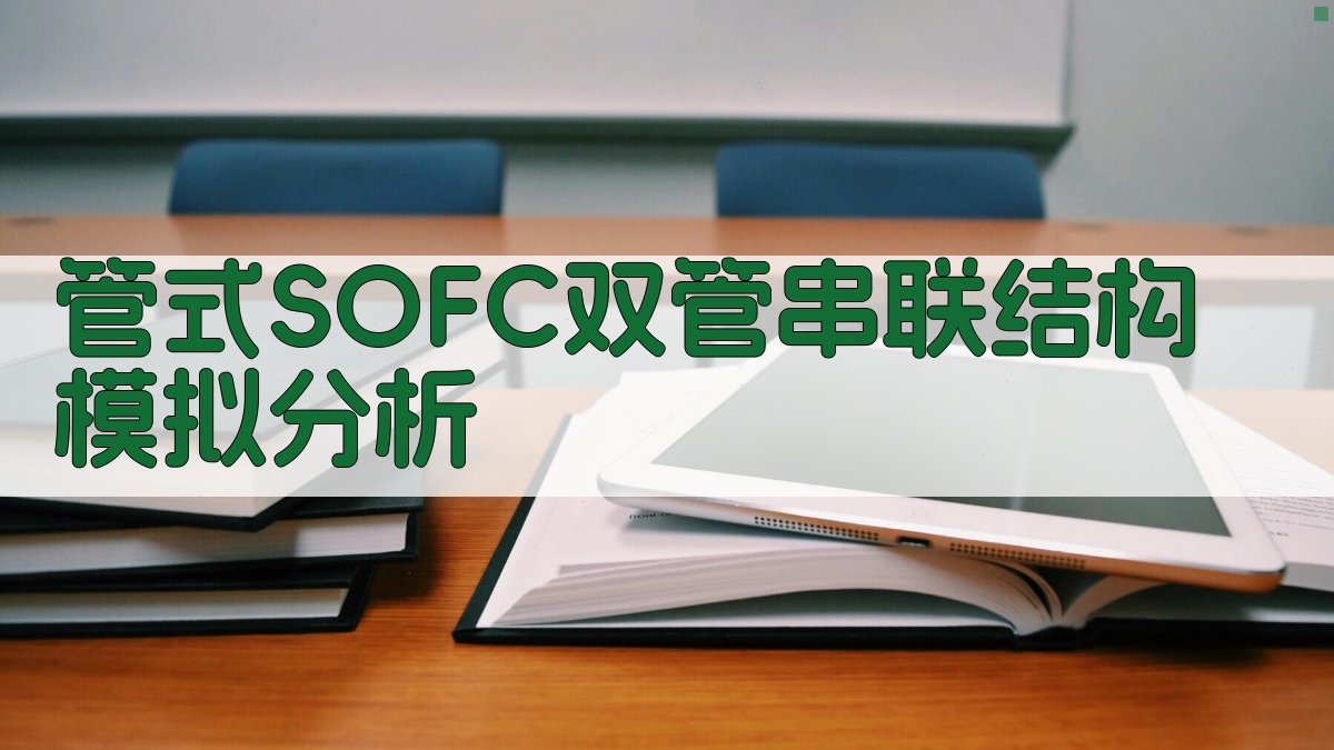 管式SOFC双管串联结构模拟分析