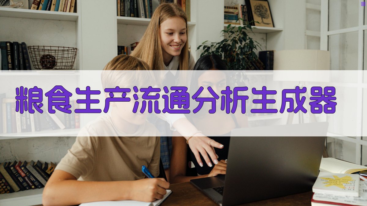 粮食生产流通分析生成器