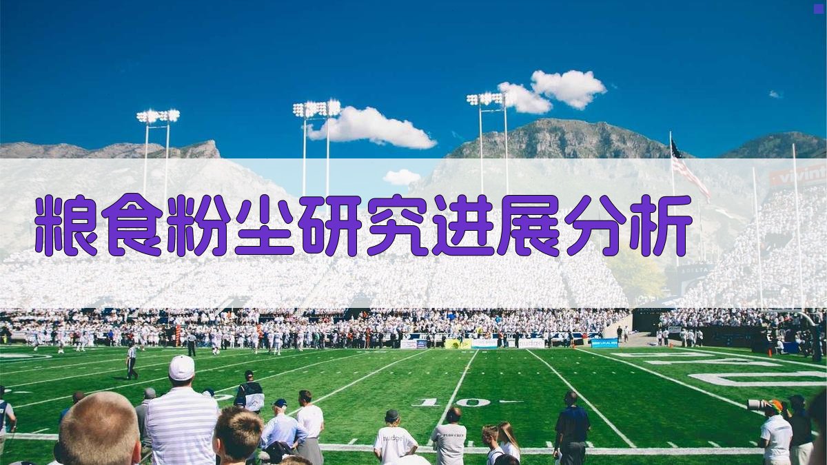 AI粮食粉尘研究进展分析