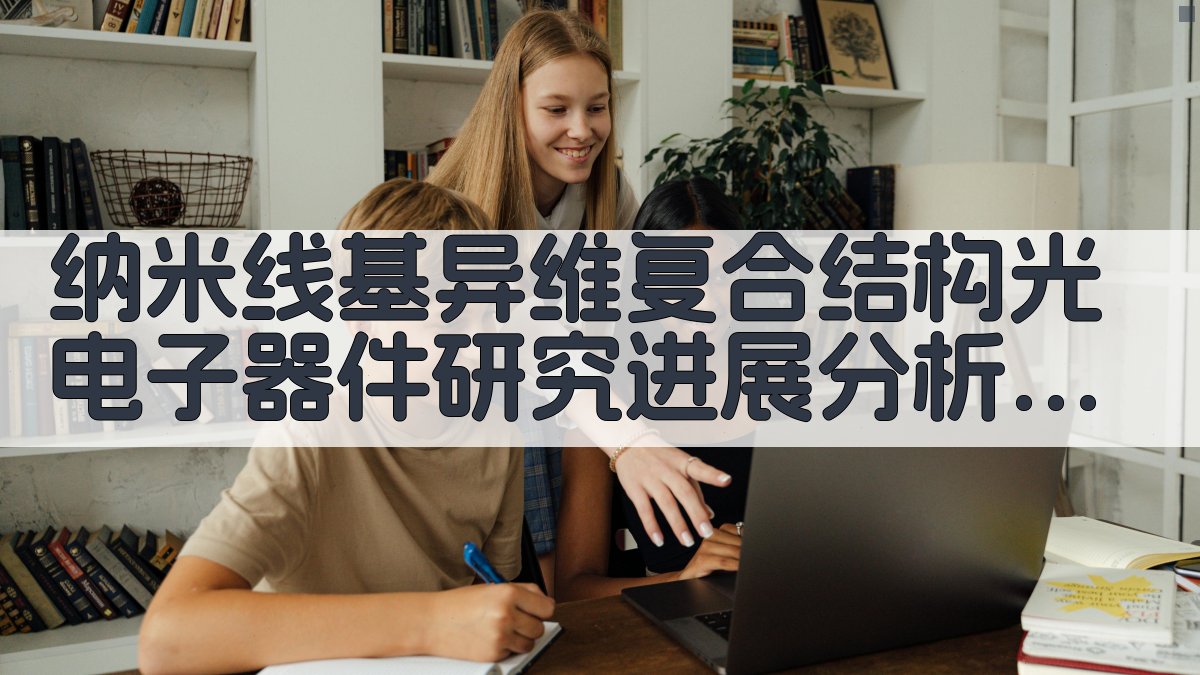 纳米线基异维复合结构光电子器件研究助手