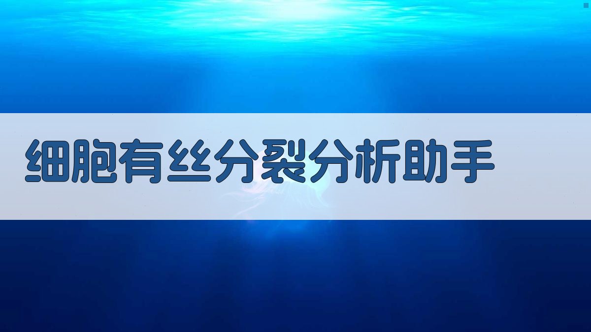 AI细胞有丝分裂图象分析助手