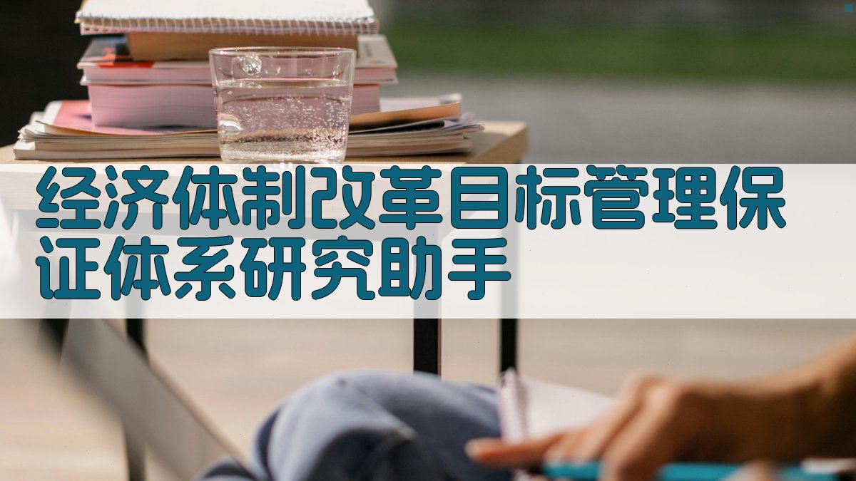 经济体制改革目标管理保证体系研究助手