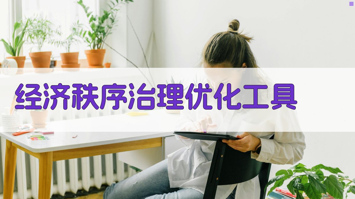 经济秩序治理优化工具