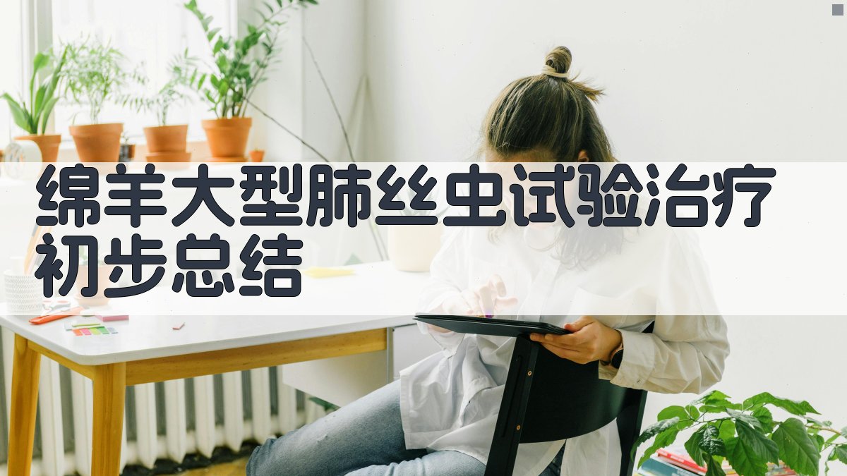 绵羊大型肺丝虫试验治疗分析助手