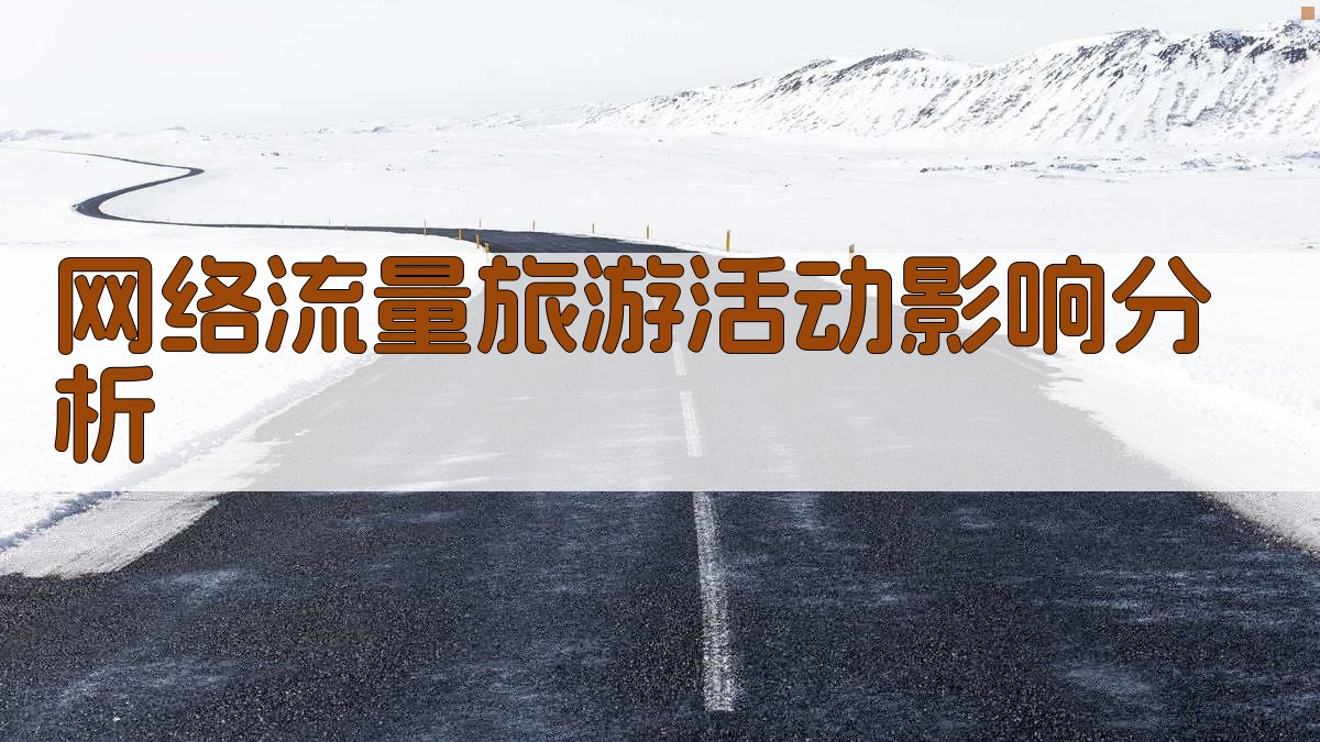 网络流量旅游活动影响分析