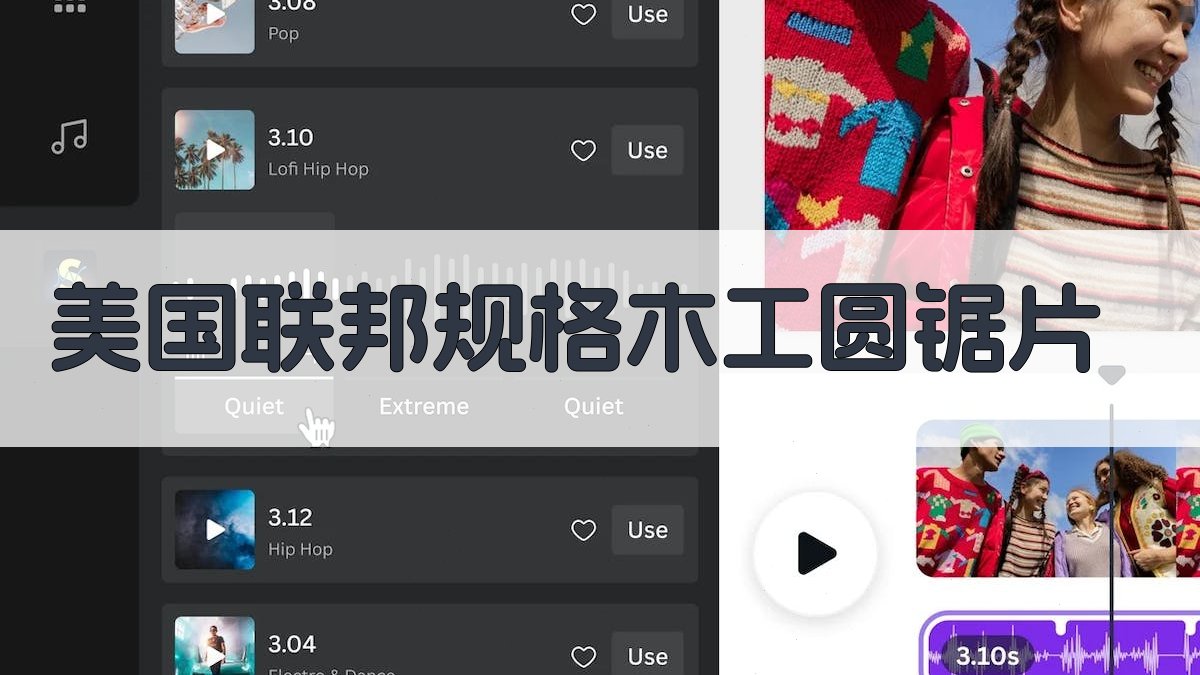 美国联邦规格木工圆锯片