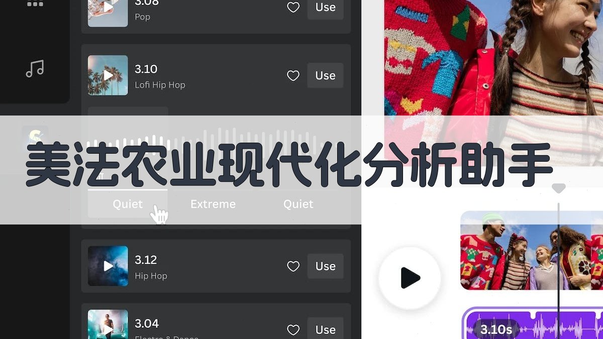 美法农业现代化分析助手