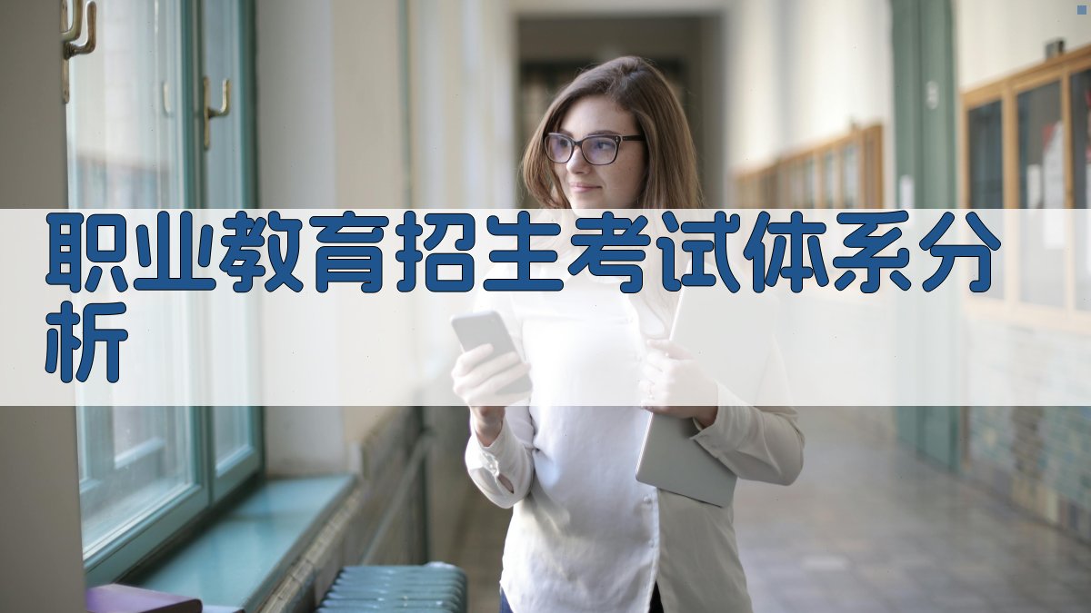 职业教育招生考试体系分析