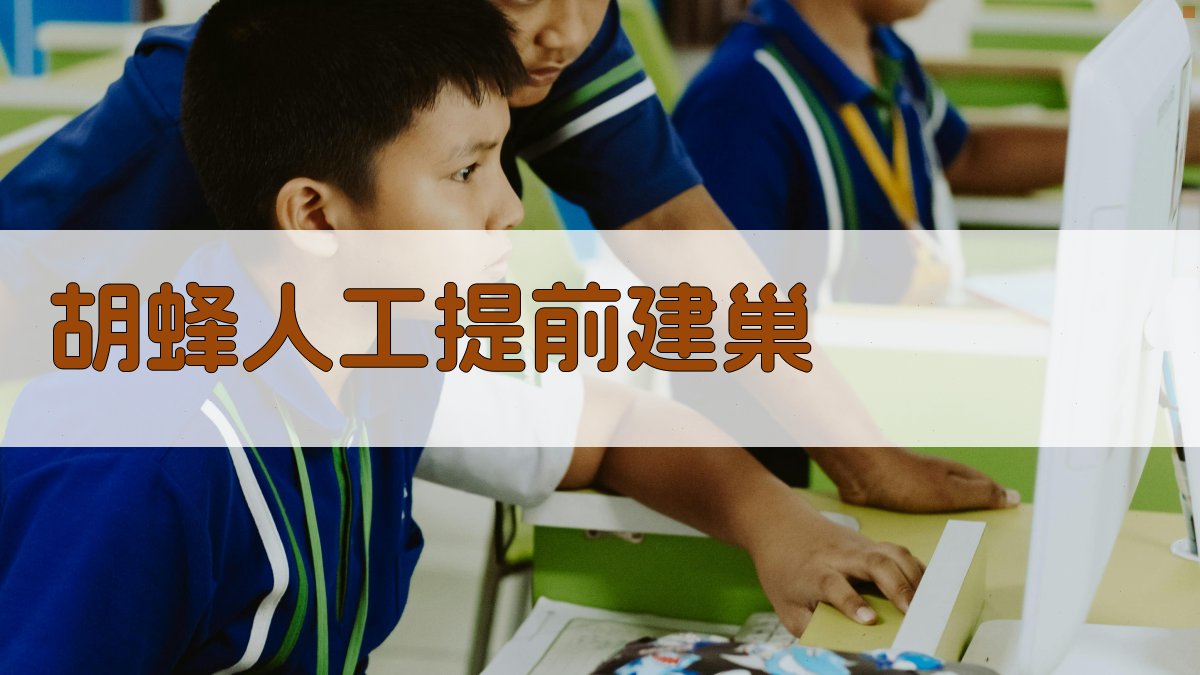 胡蜂人工提前建巢增加世代提高棉田害虫防治效果