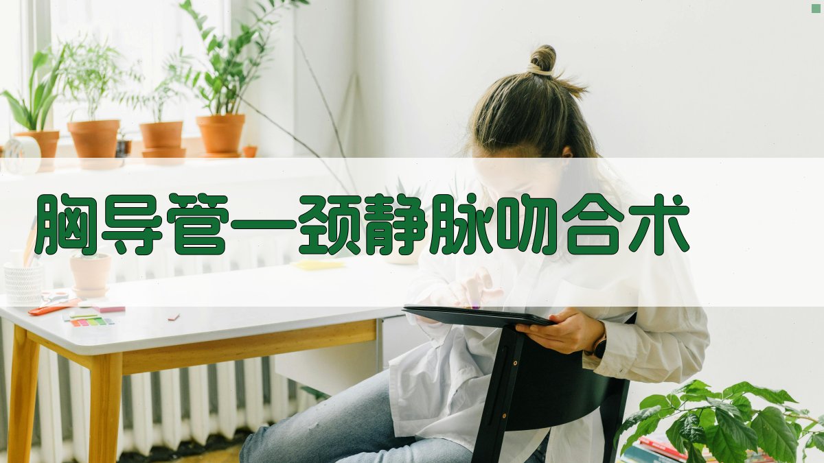 AI胸导管—颈静脉吻合术治疗方案生成器