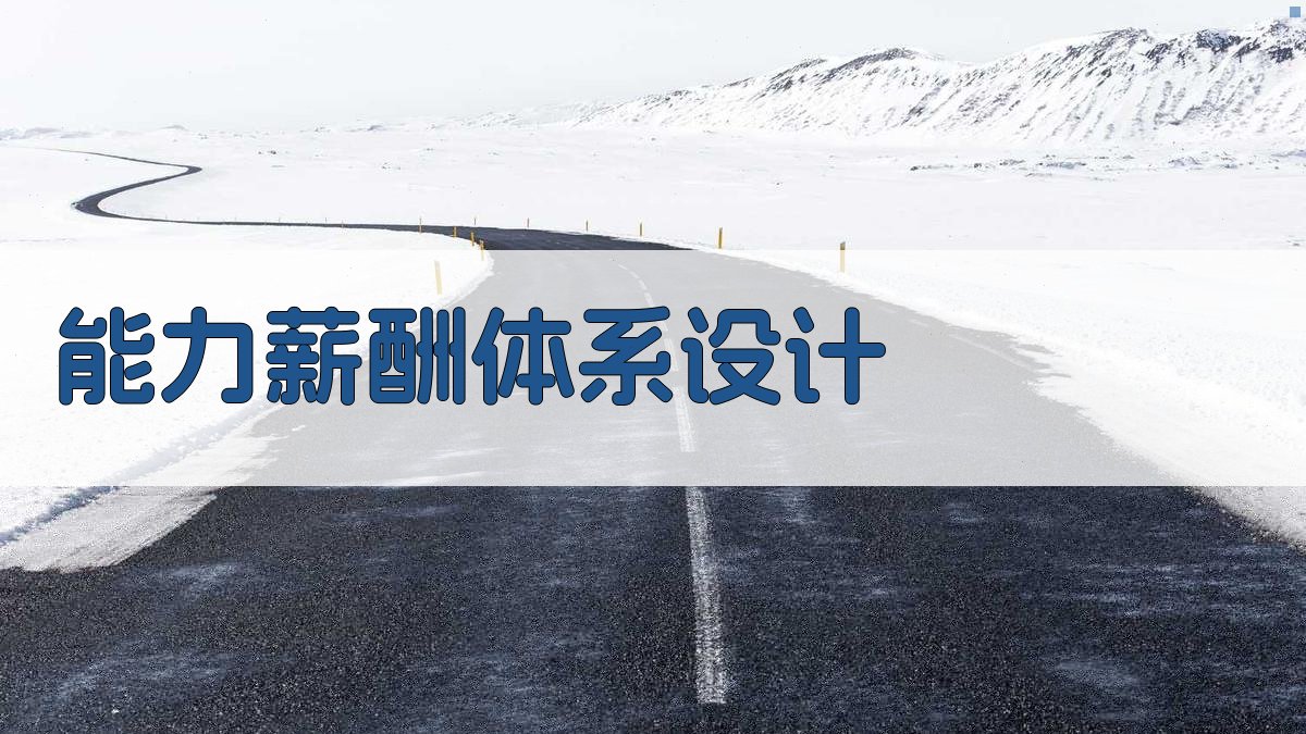 AI智能能力薪酬体系设计