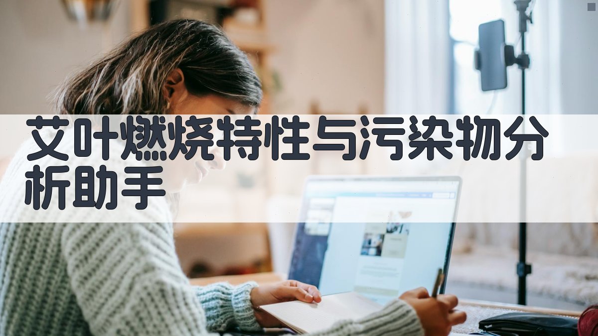 艾叶燃烧特性与污染物分析助手