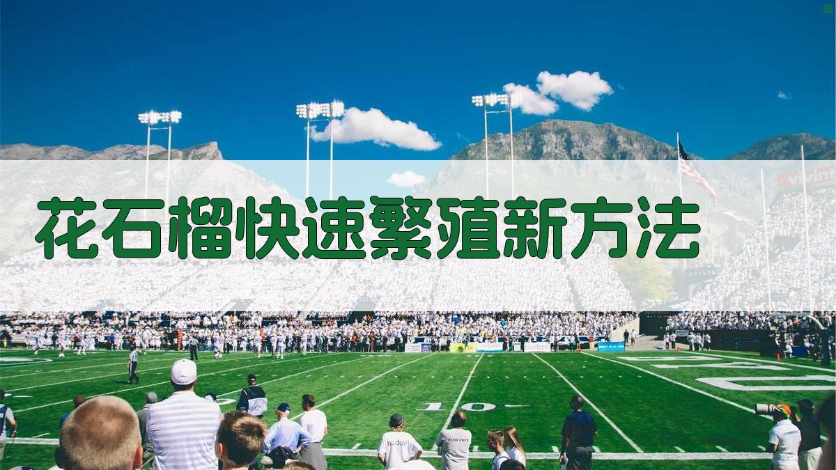 AI花石榴快速繁殖新方法生成器