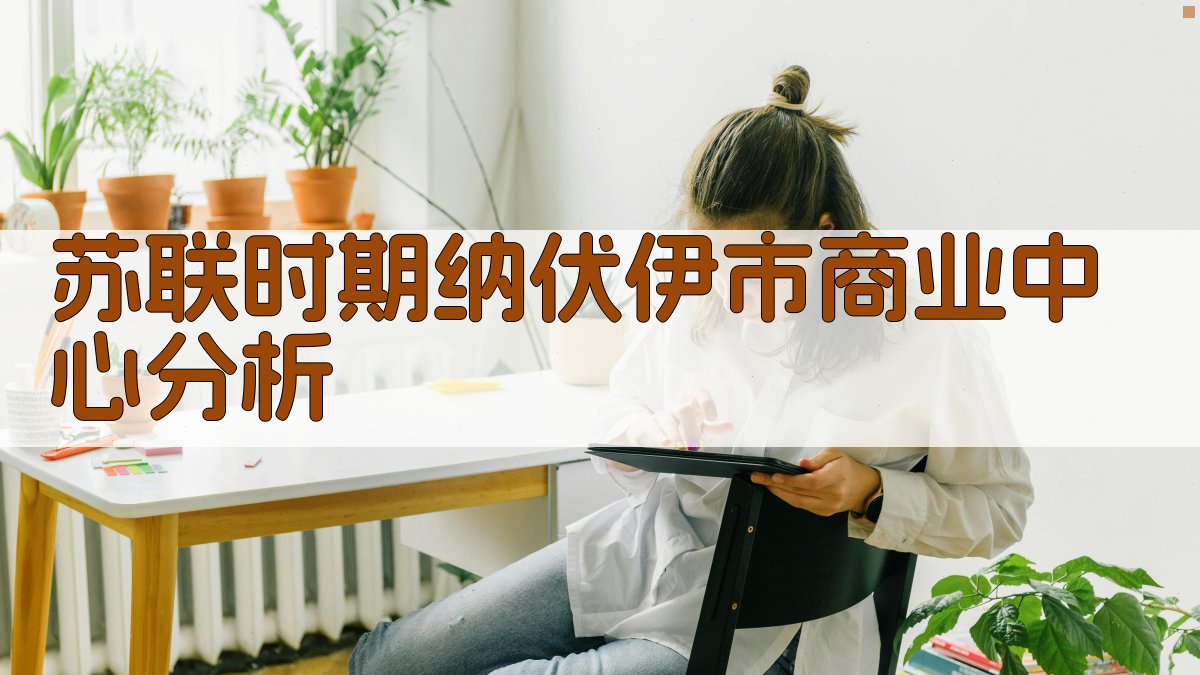 苏联时期纳伏伊市商业中心分析