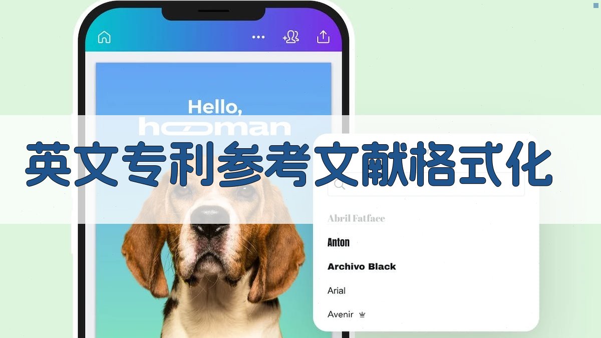 AI英文专利参考文献格式化