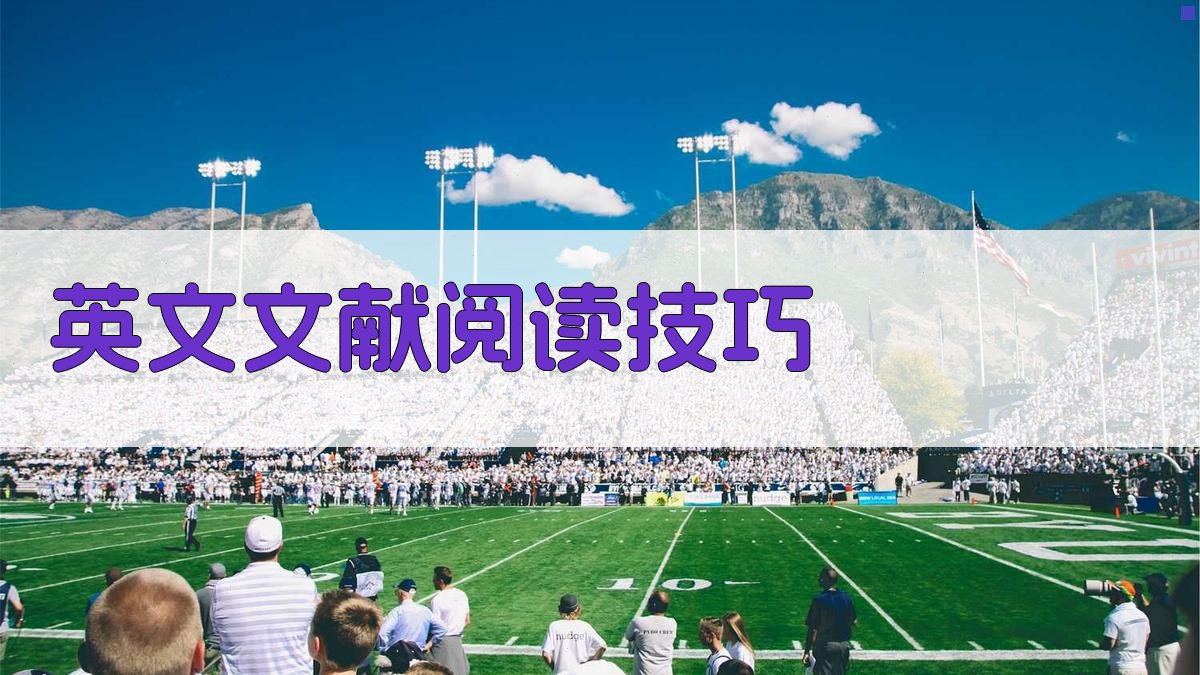 AI智能英文文献阅读技巧生成器