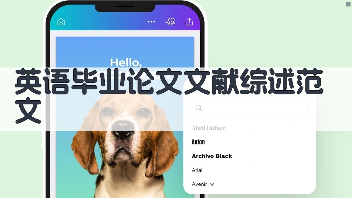 英语毕业论文文献综述范文