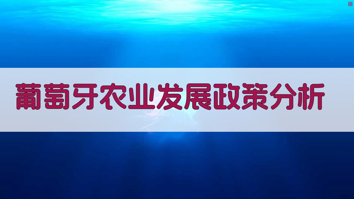 葡萄牙农业发展政策分析